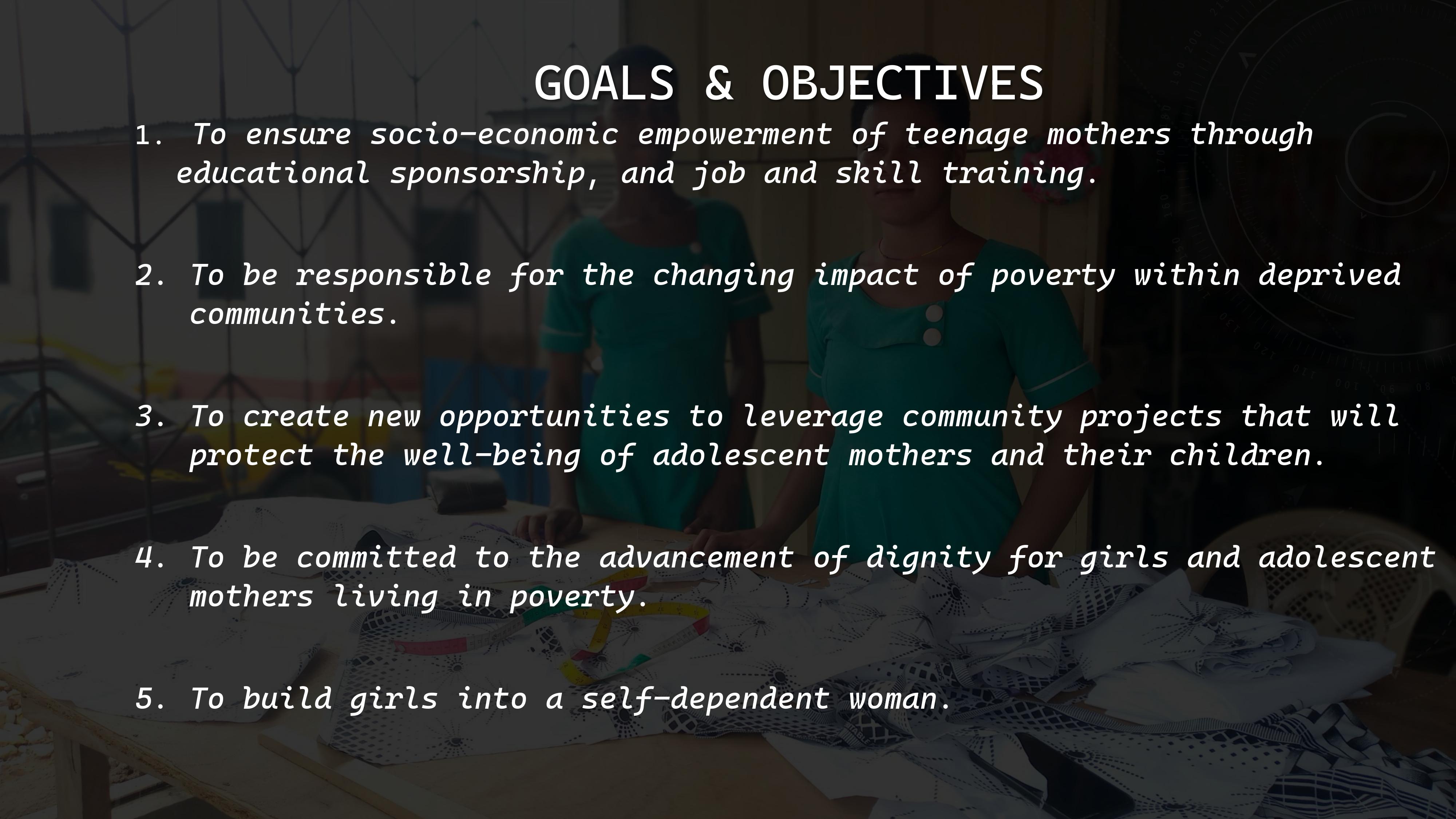 Osbrain Foundation's Goals and Objectives